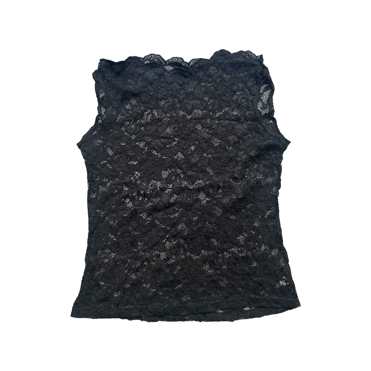 Sheer Floral Lace Vest