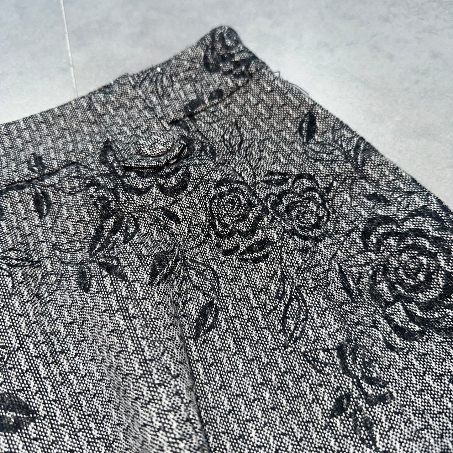 Rose A-line Midi Skirt