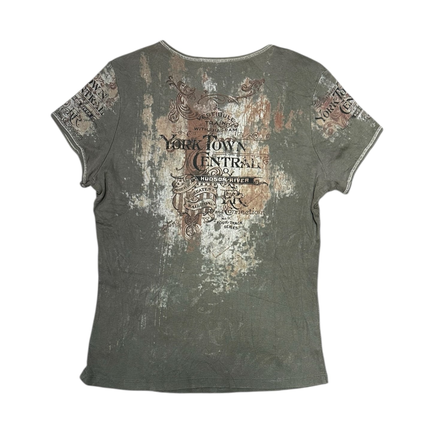 V-Neck Graphic Top