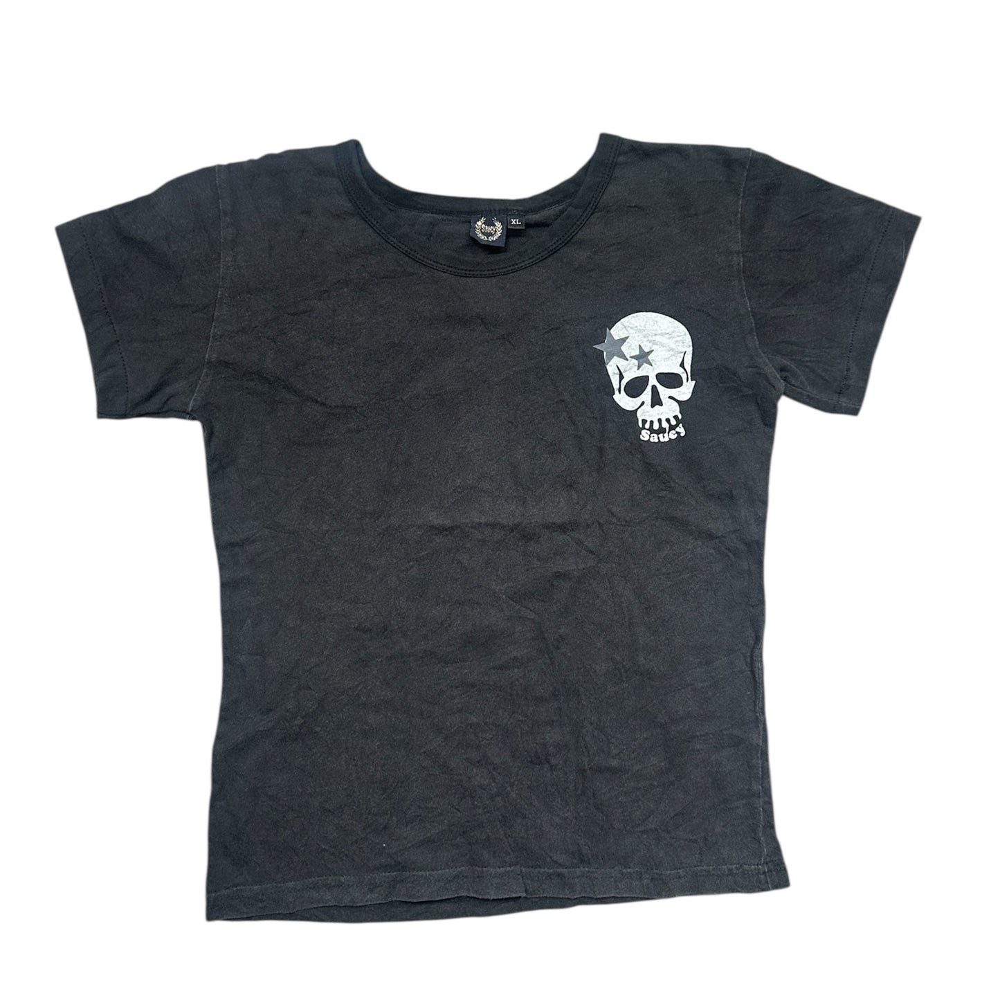Skull Tee with Back Wings