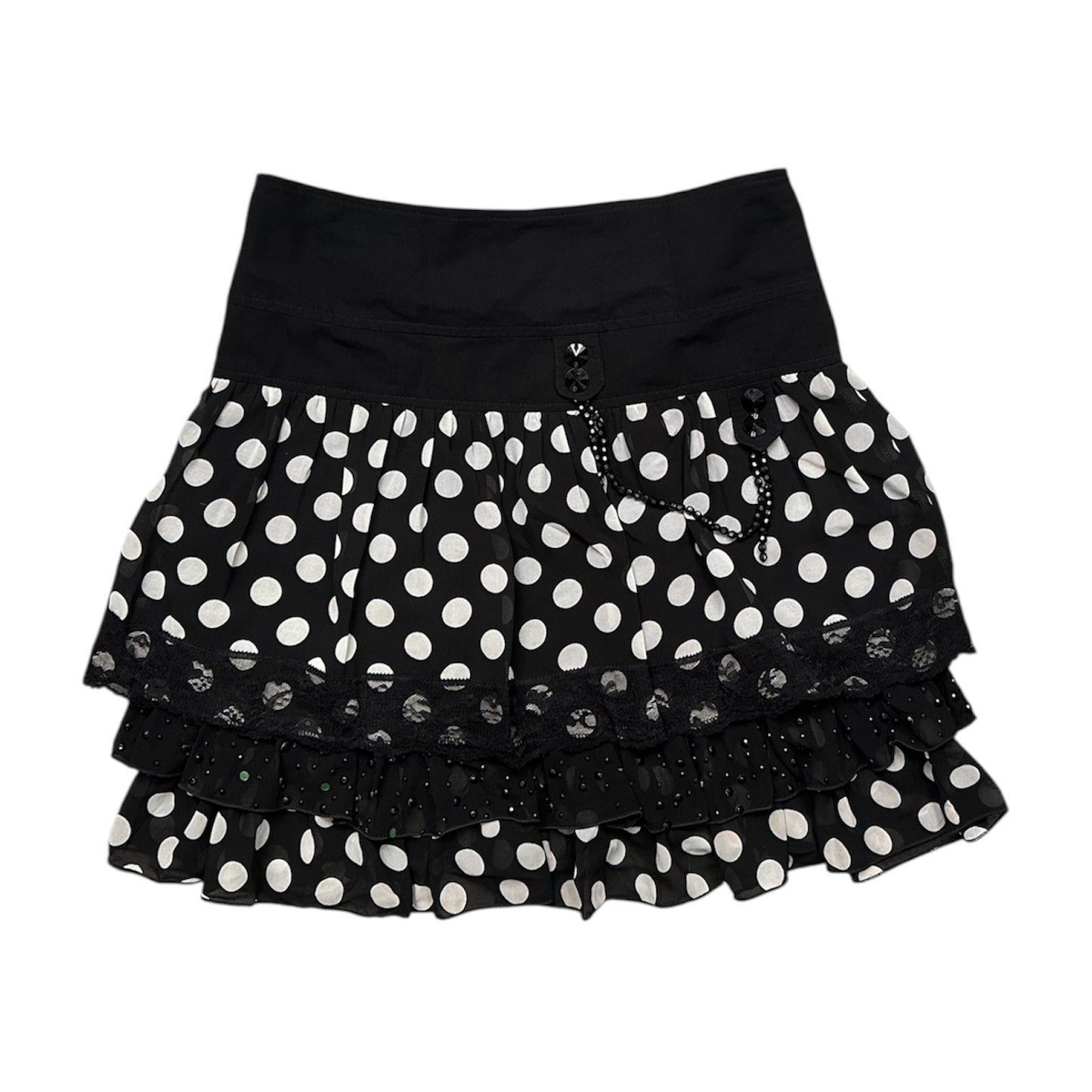 Polka Dots Layered Skirt
