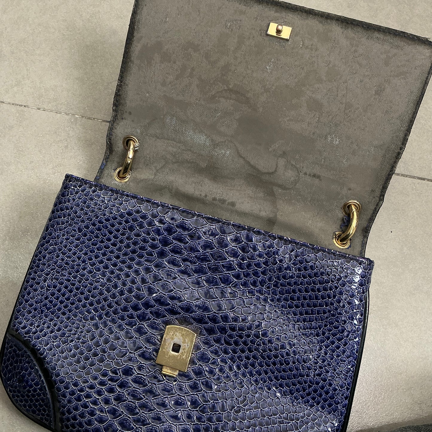 Vivienne Westwood Anglomania Frilly Snake Handbag