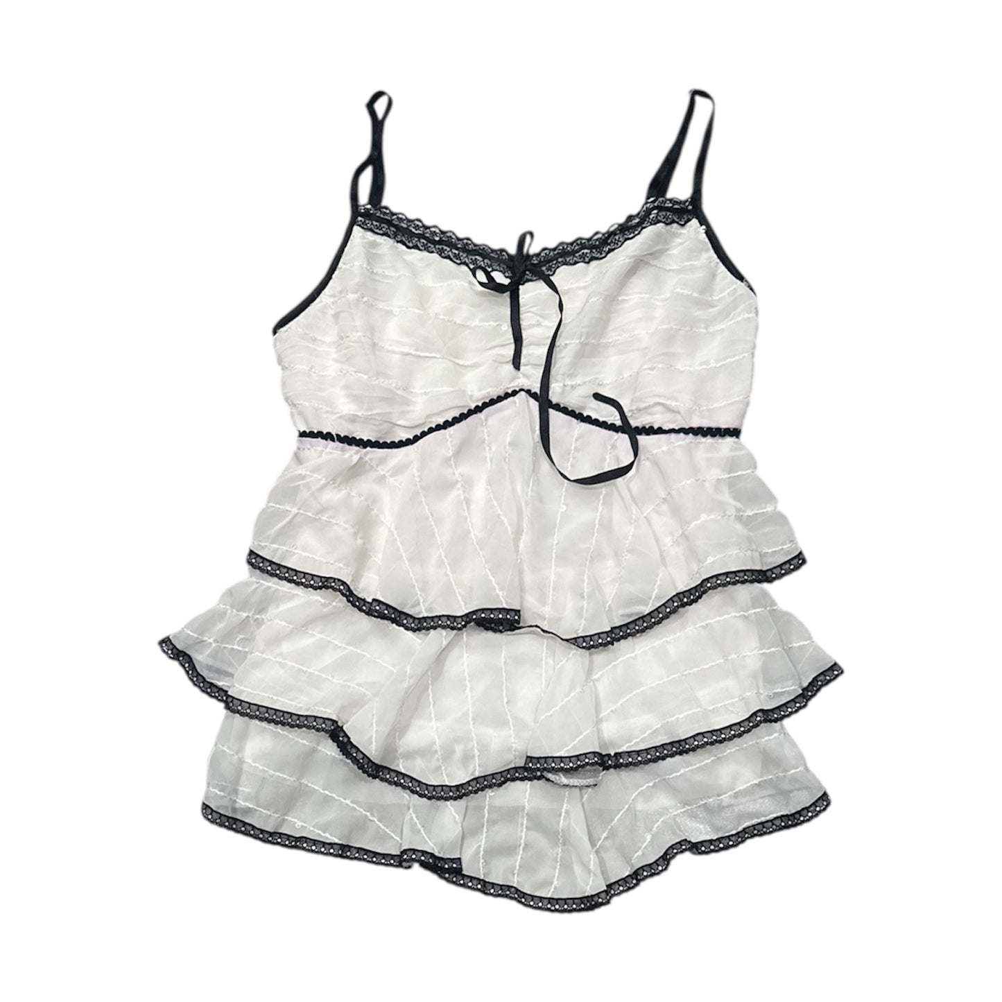 Sequin Embroidery Layered Camisole