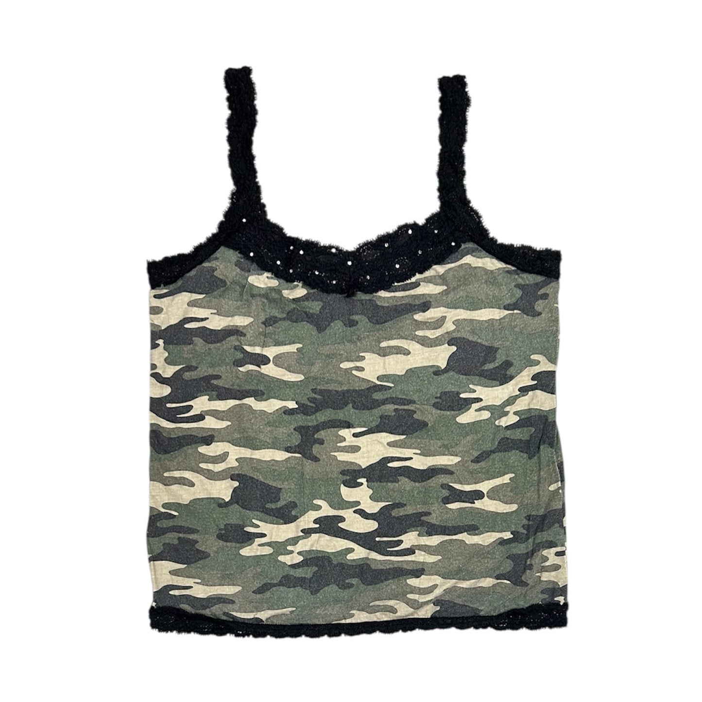 Lace Trim Camo Camisole