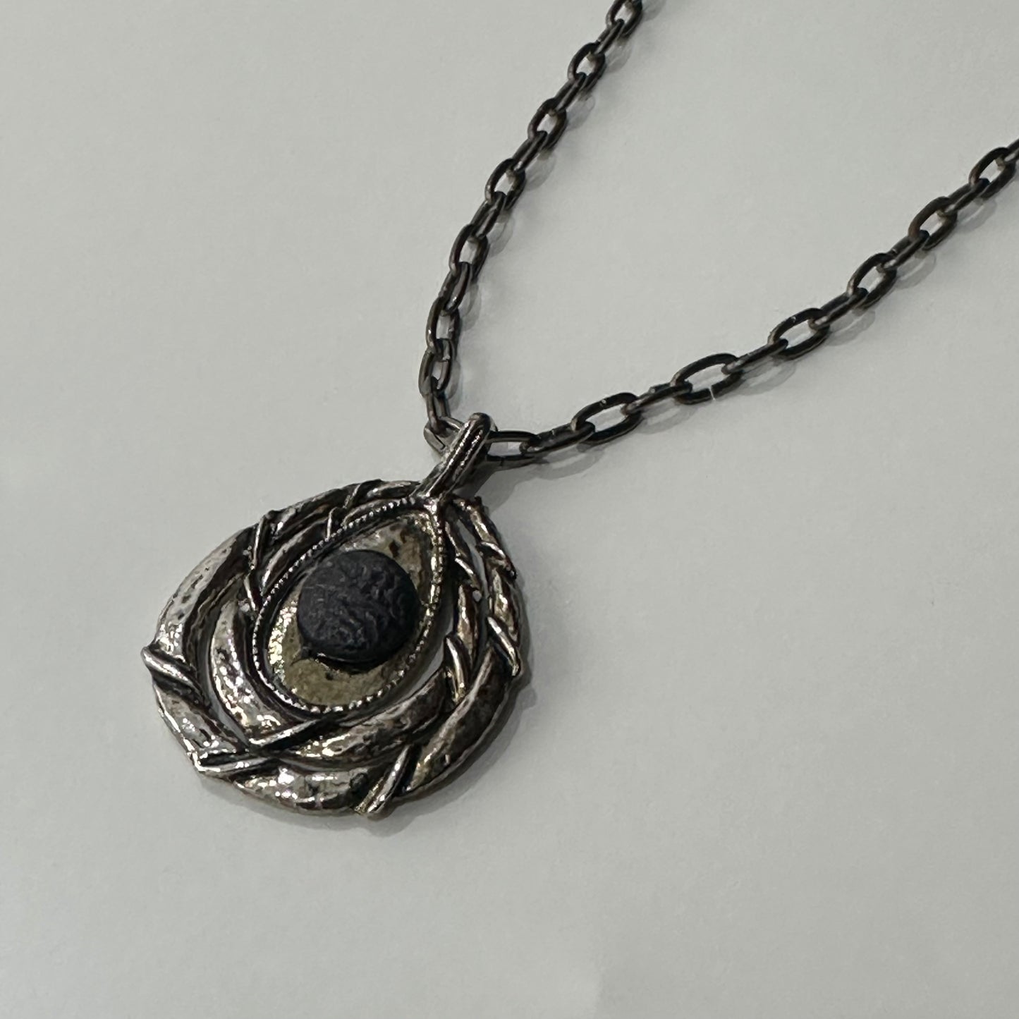 Noir Teardrop Necklace