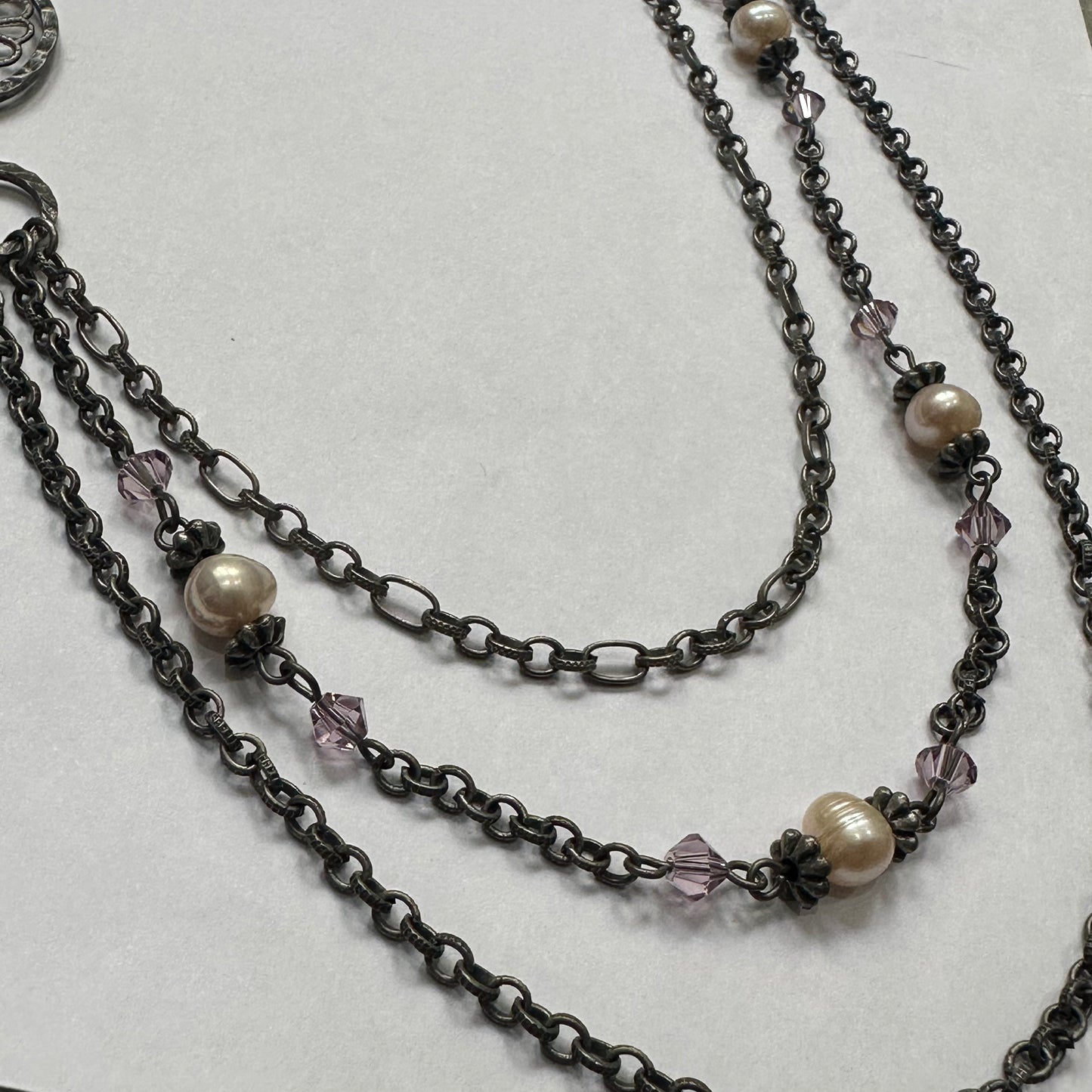 Orbit Medallion Layers Necklace