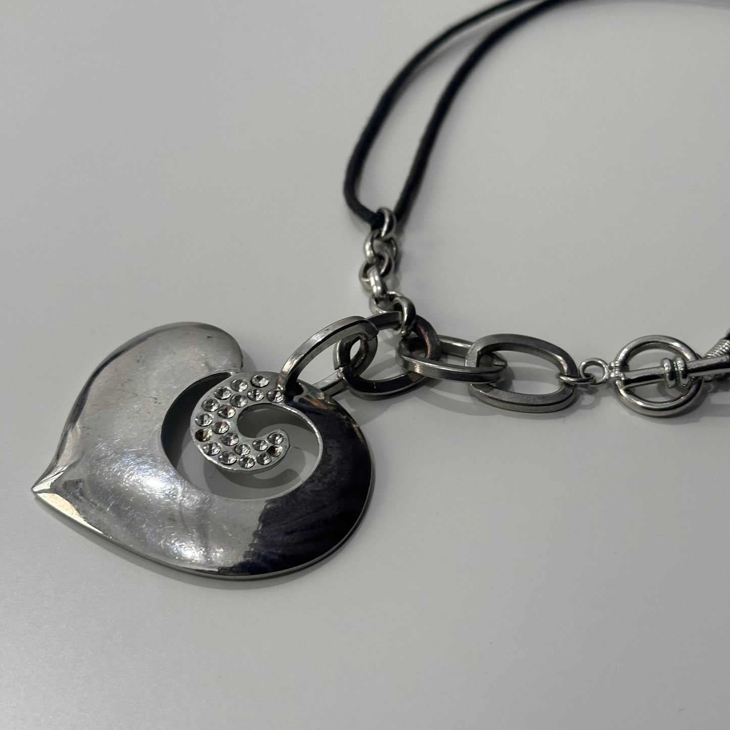 Double Heart Circuit Necklace