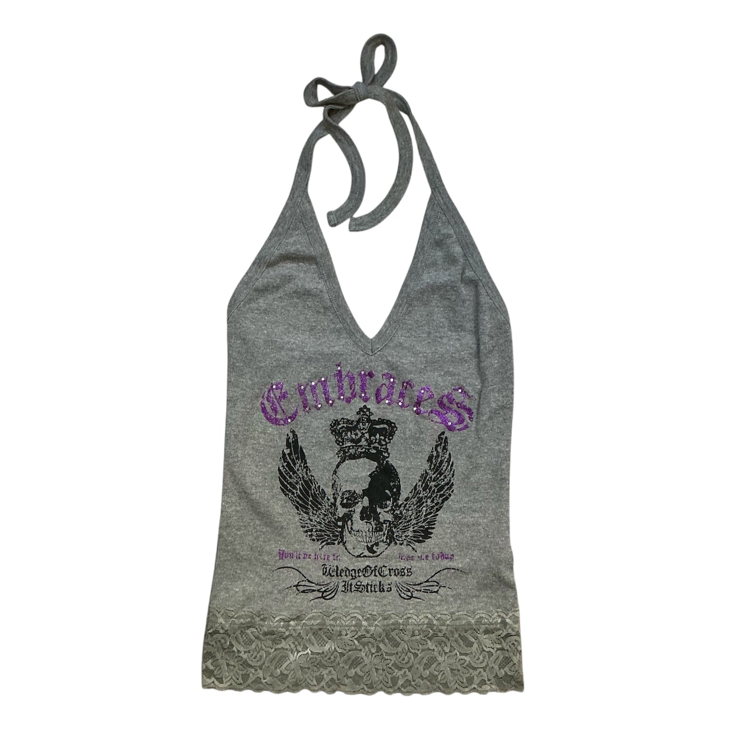 Skull Halter Top