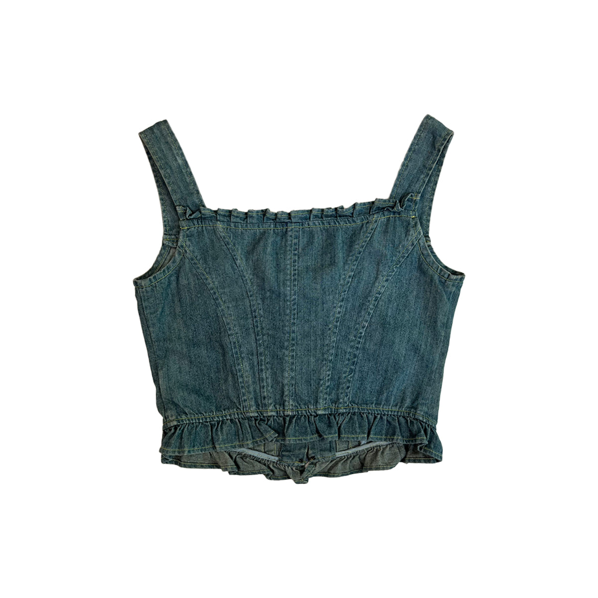Denim Corset Top