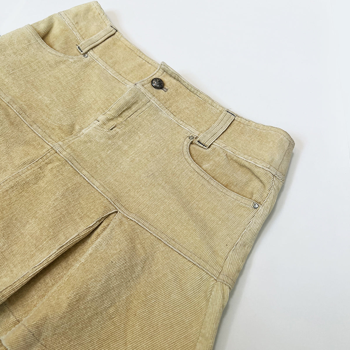 Corduroy Pleated Skirt