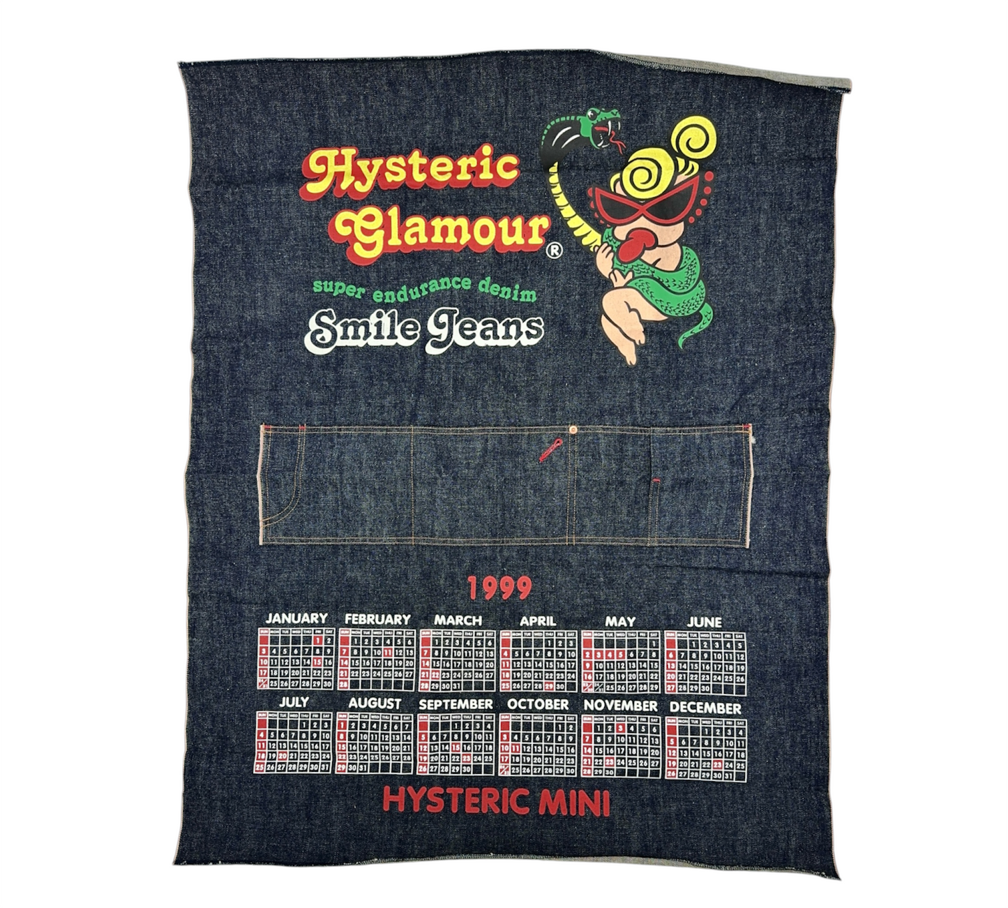 Hysteric Mini 1999 Denim Calender