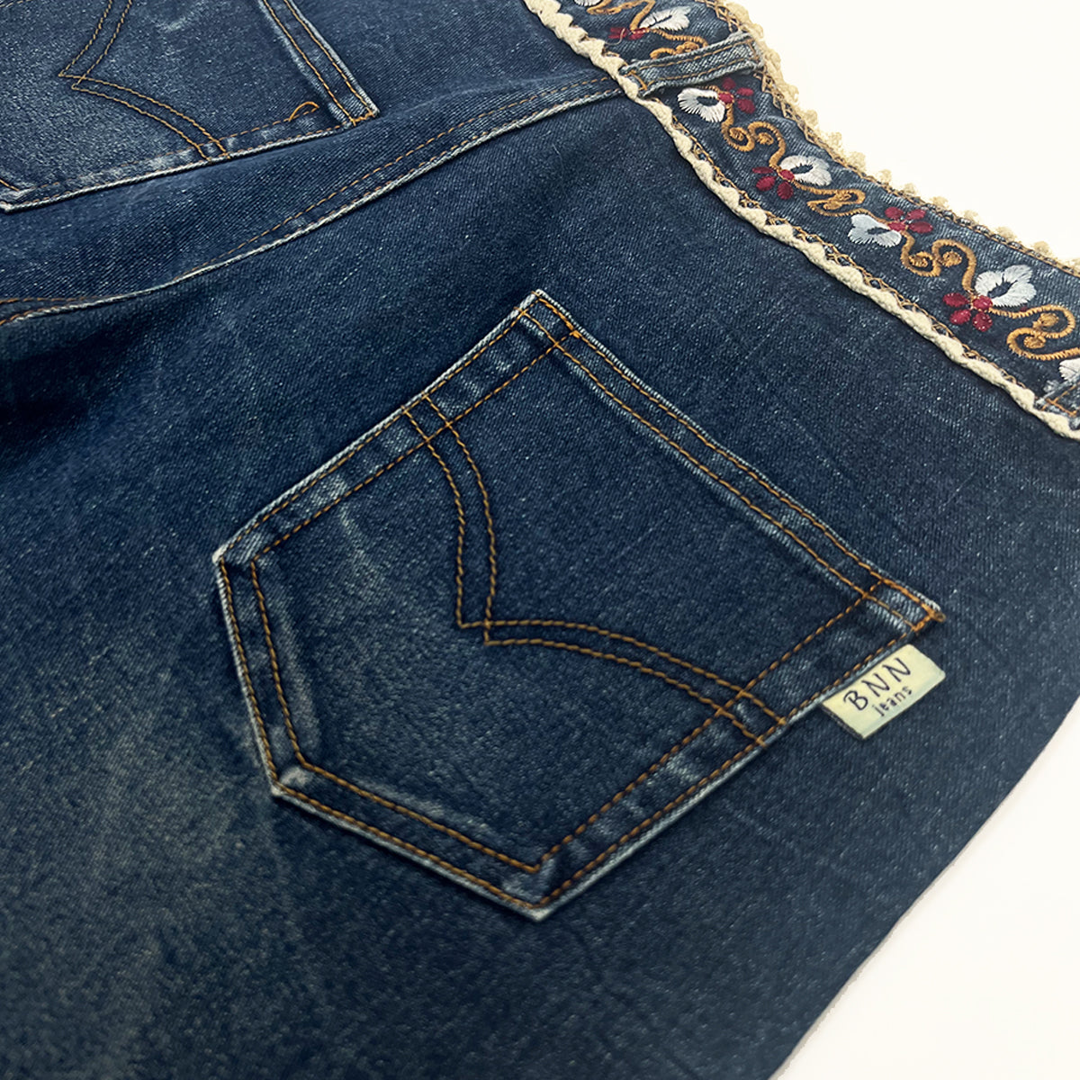 Embroidered Bootcut Jeans
