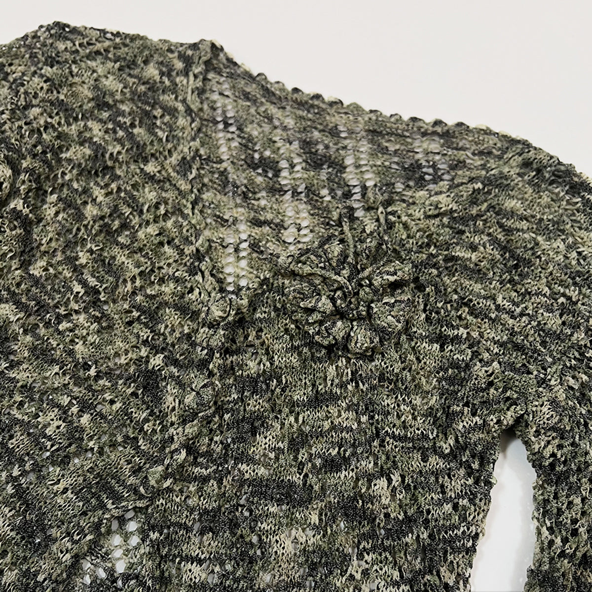 Flower Knit Cardigan