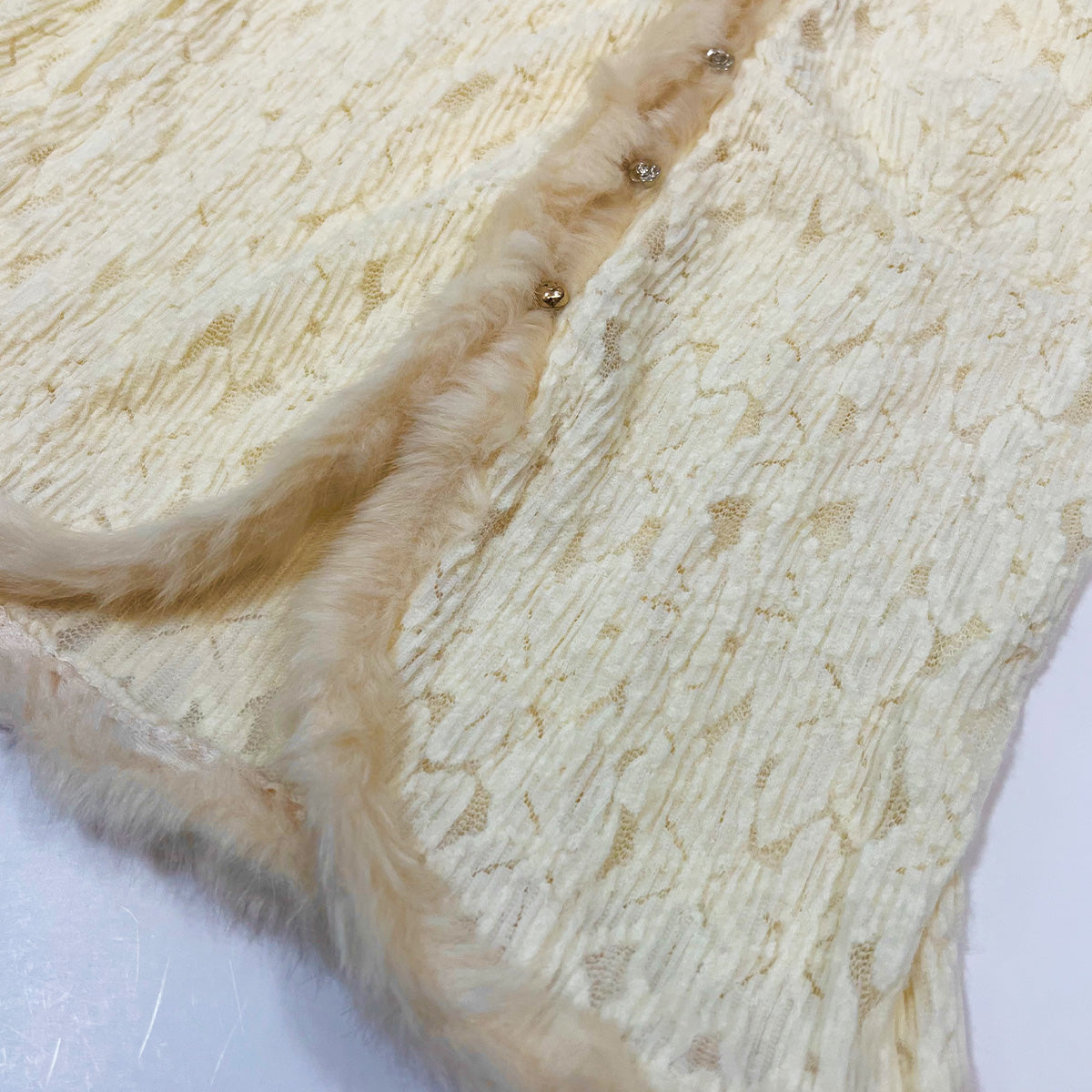 Fur Lace Cardigan