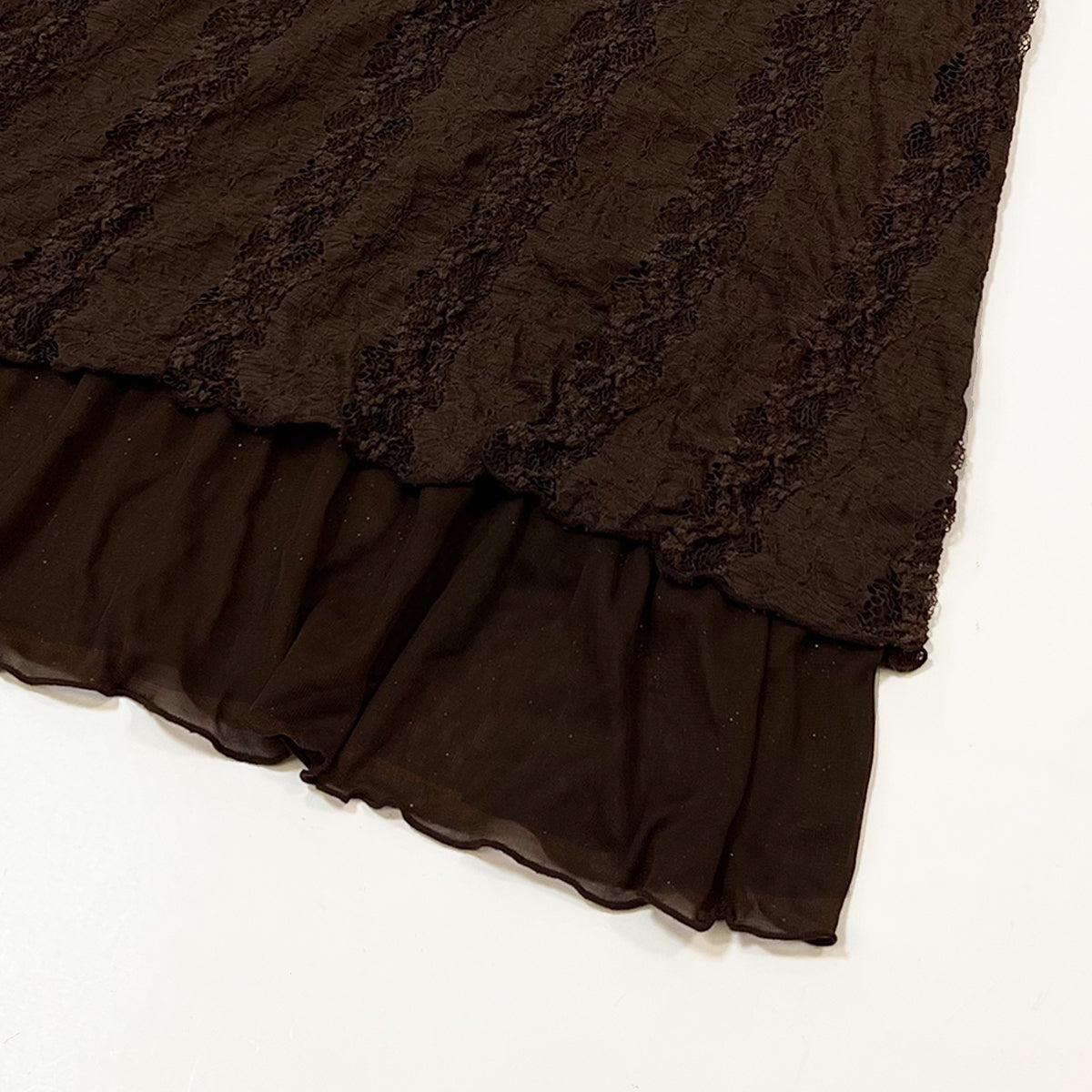 Ribbon Lace Layered Cami Dress