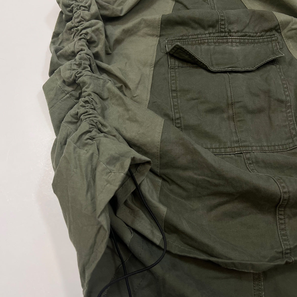 Drawatring Cargo Maxi Skirt