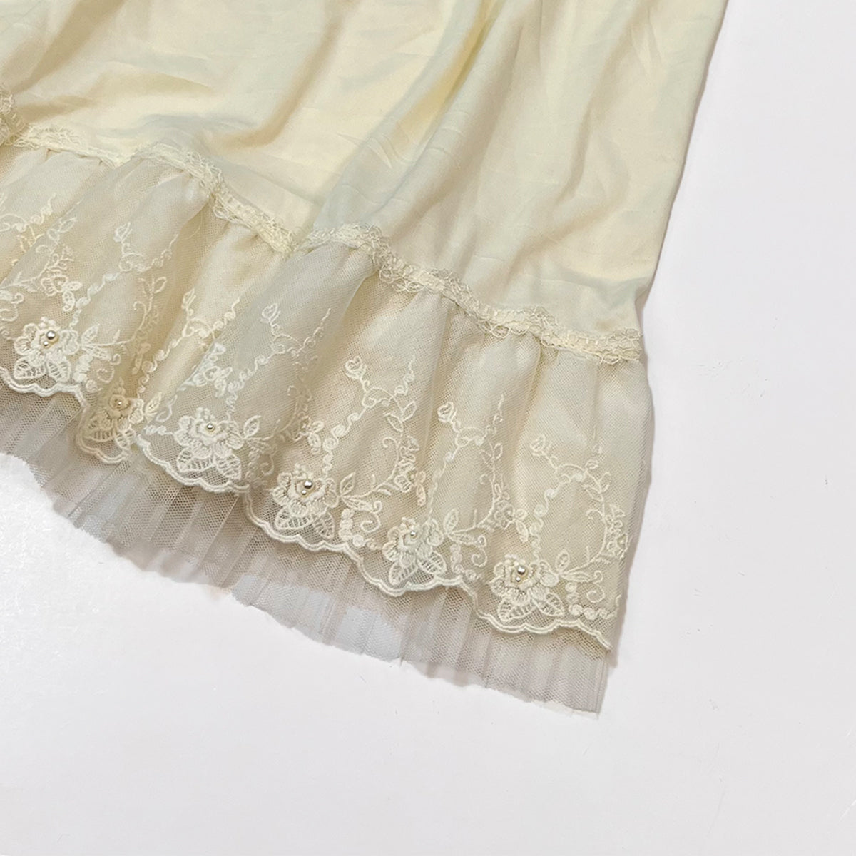 Lace Hem Skirt