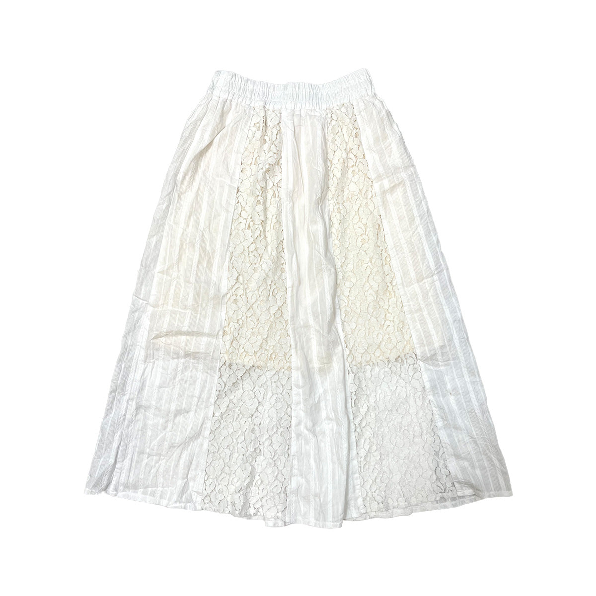 Lace Splicing Maxi Skirt