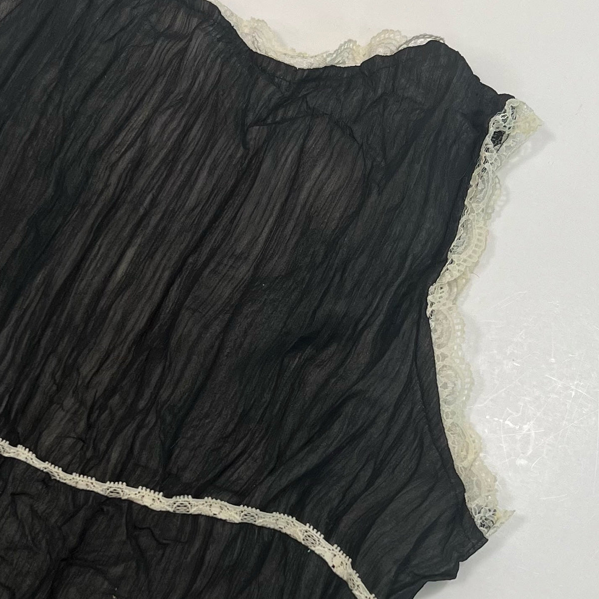 Lace Trim V-neck Dress