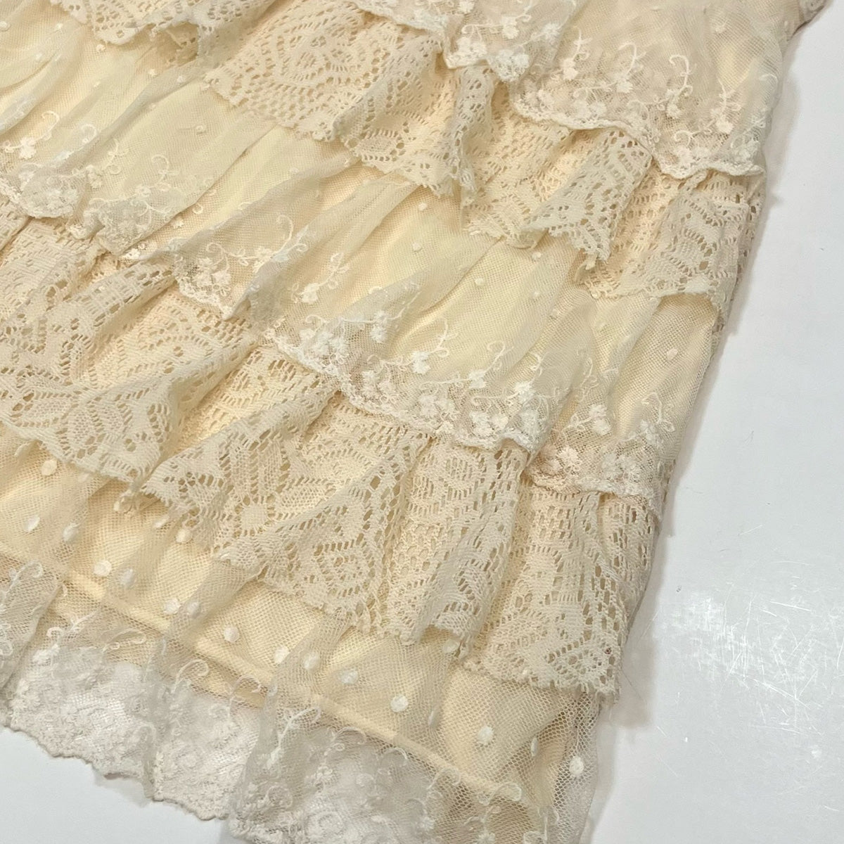 Lace Layered Cami Dress