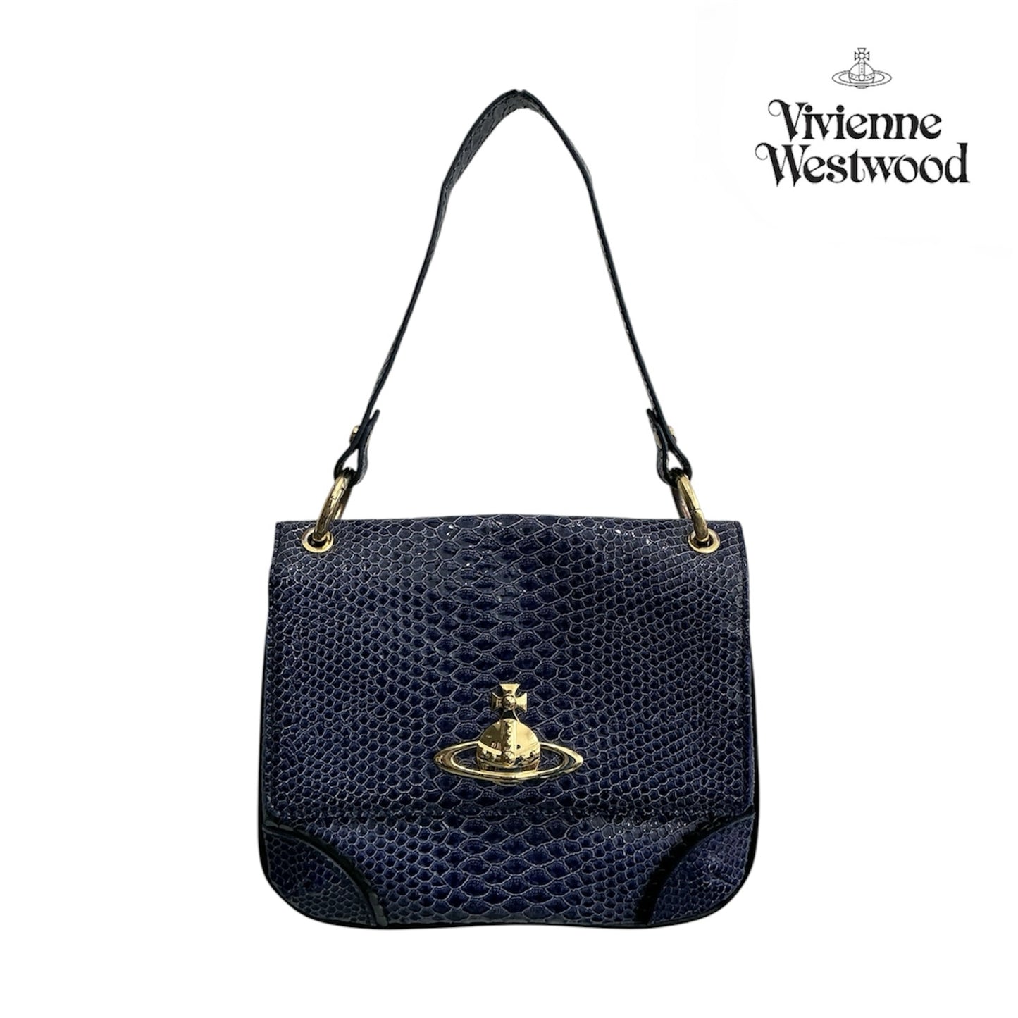 Vivienne Westwood Anglomania Frilly Snake Handbag