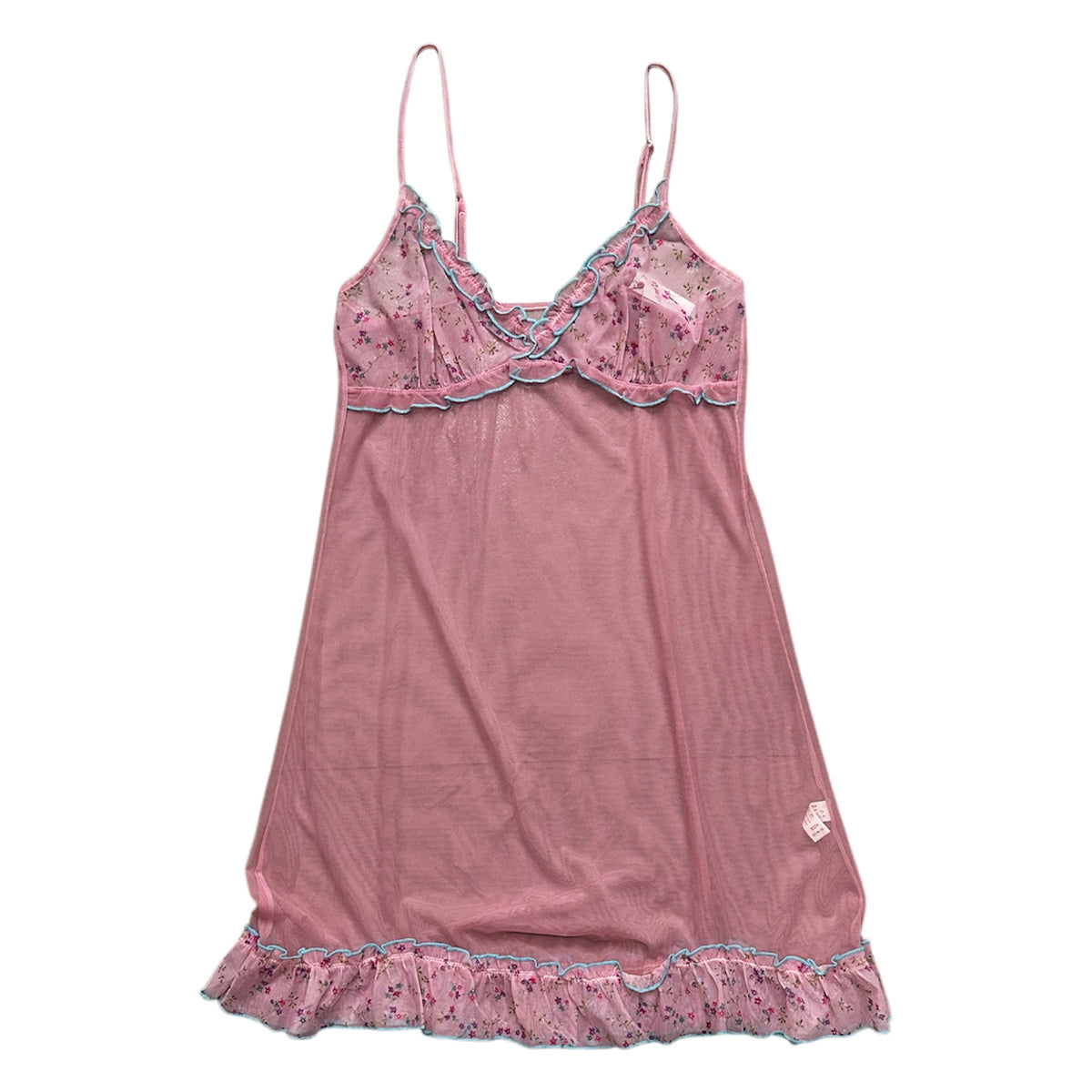 Floral Mesh Cami Dress