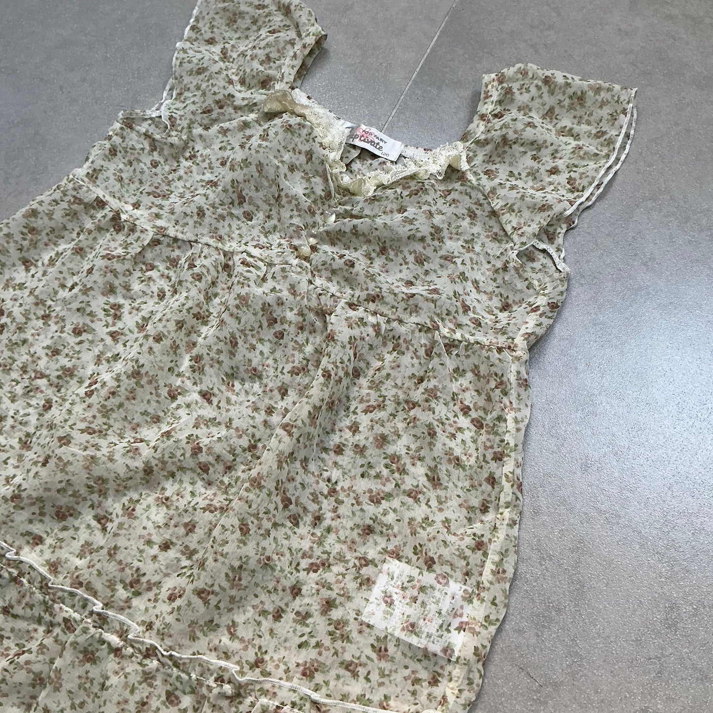 Floral Mesh Vest
