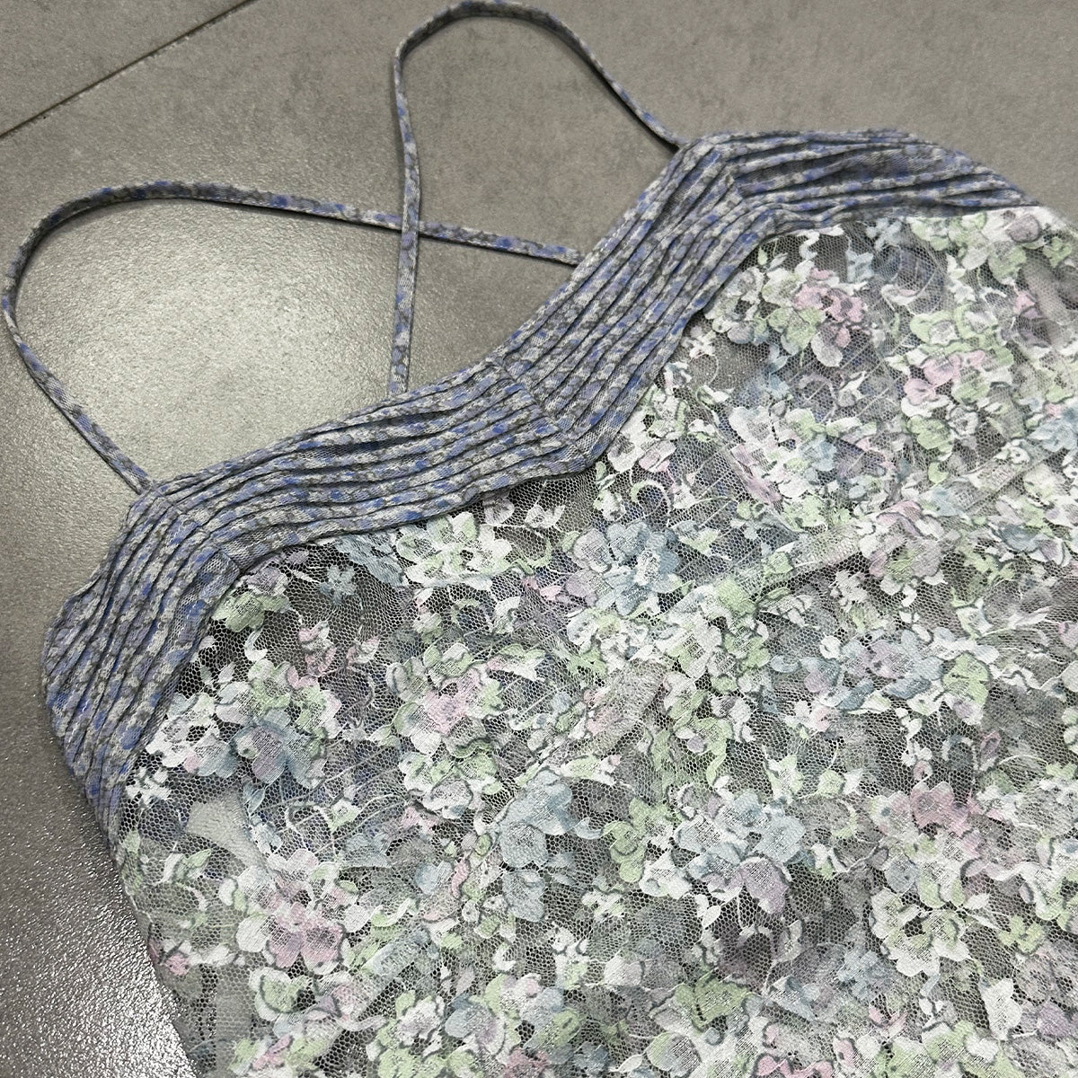 Sheer Lace Floral Camisole