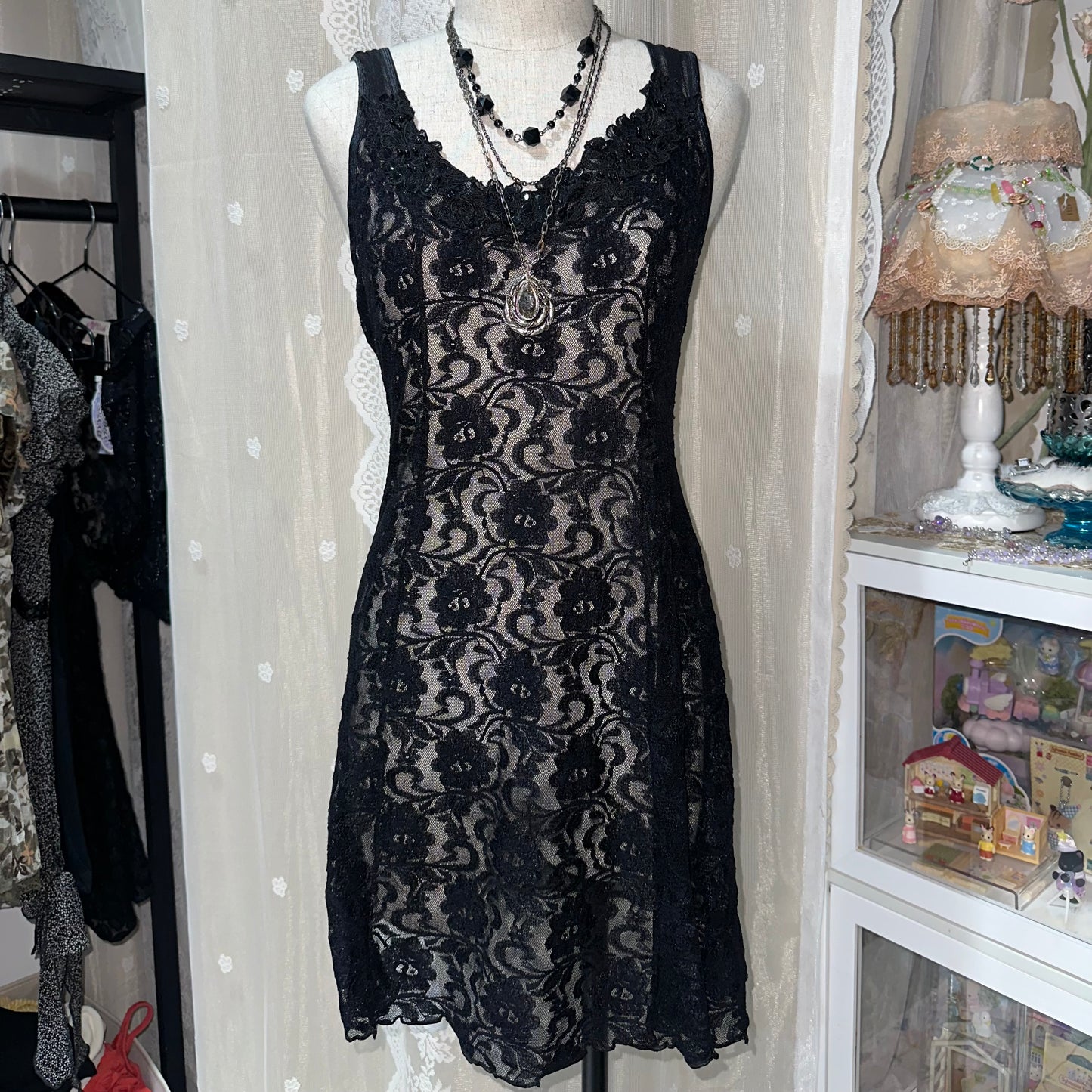 Sheer Lace Dress