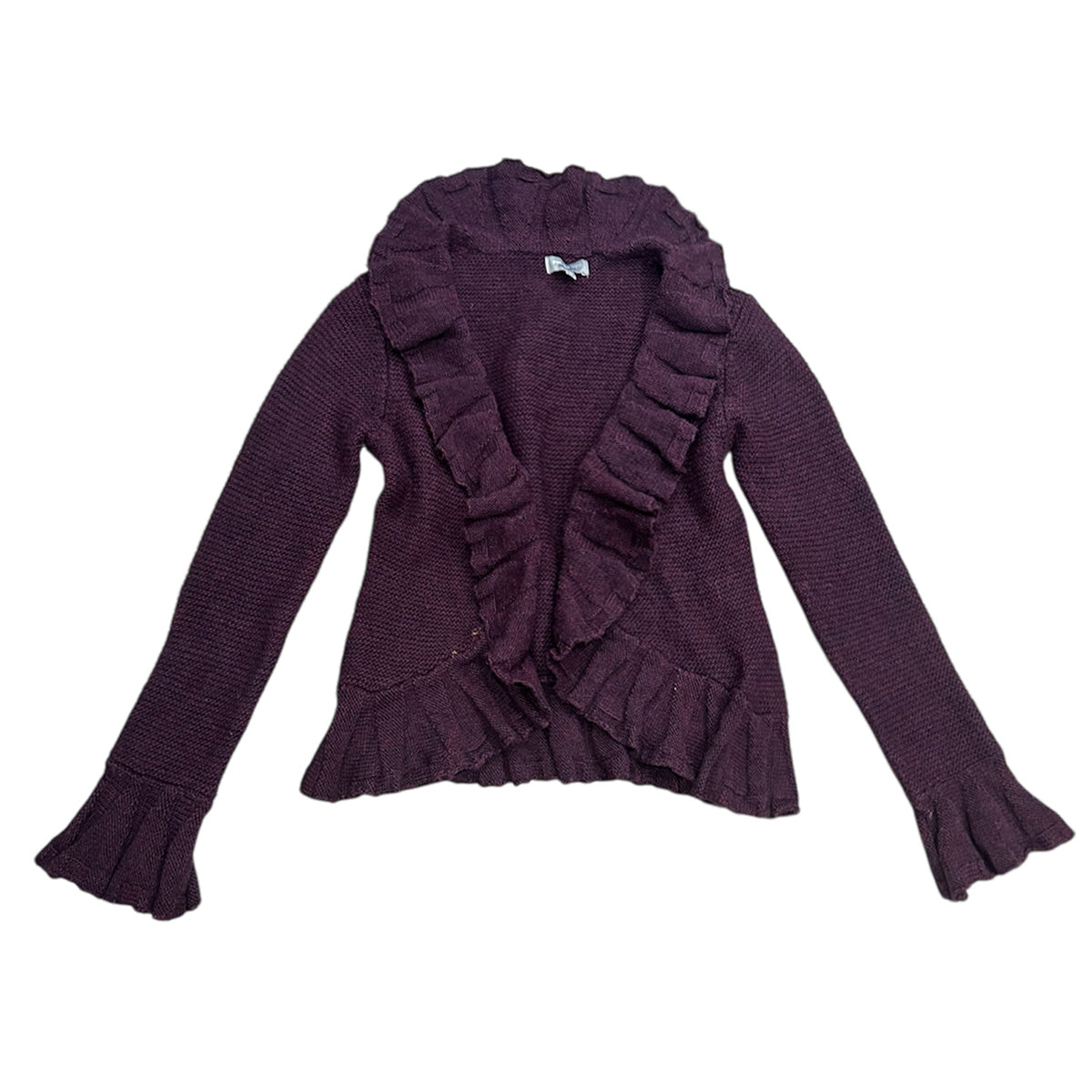 Ruffle Knit Cardigan