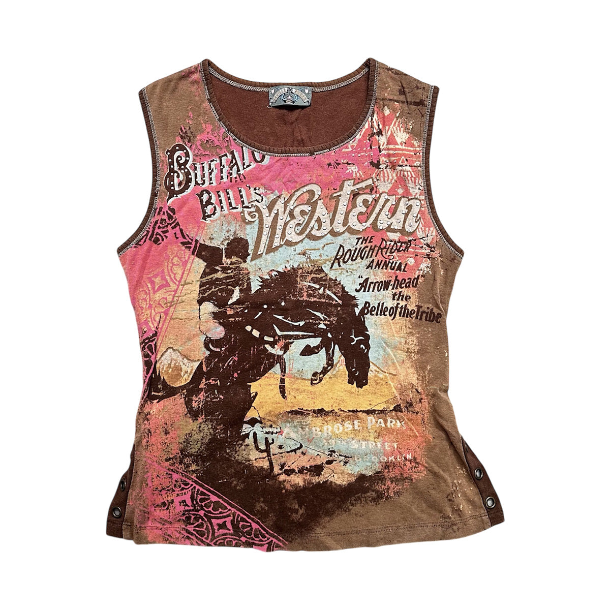Beaded Graphic Vest