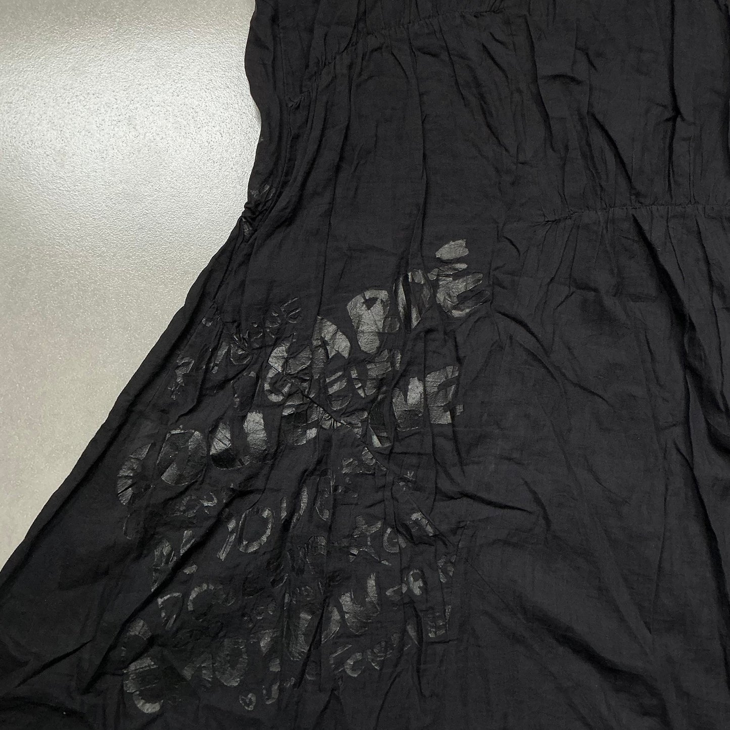 Asymmetrical Hem V-neck Dress