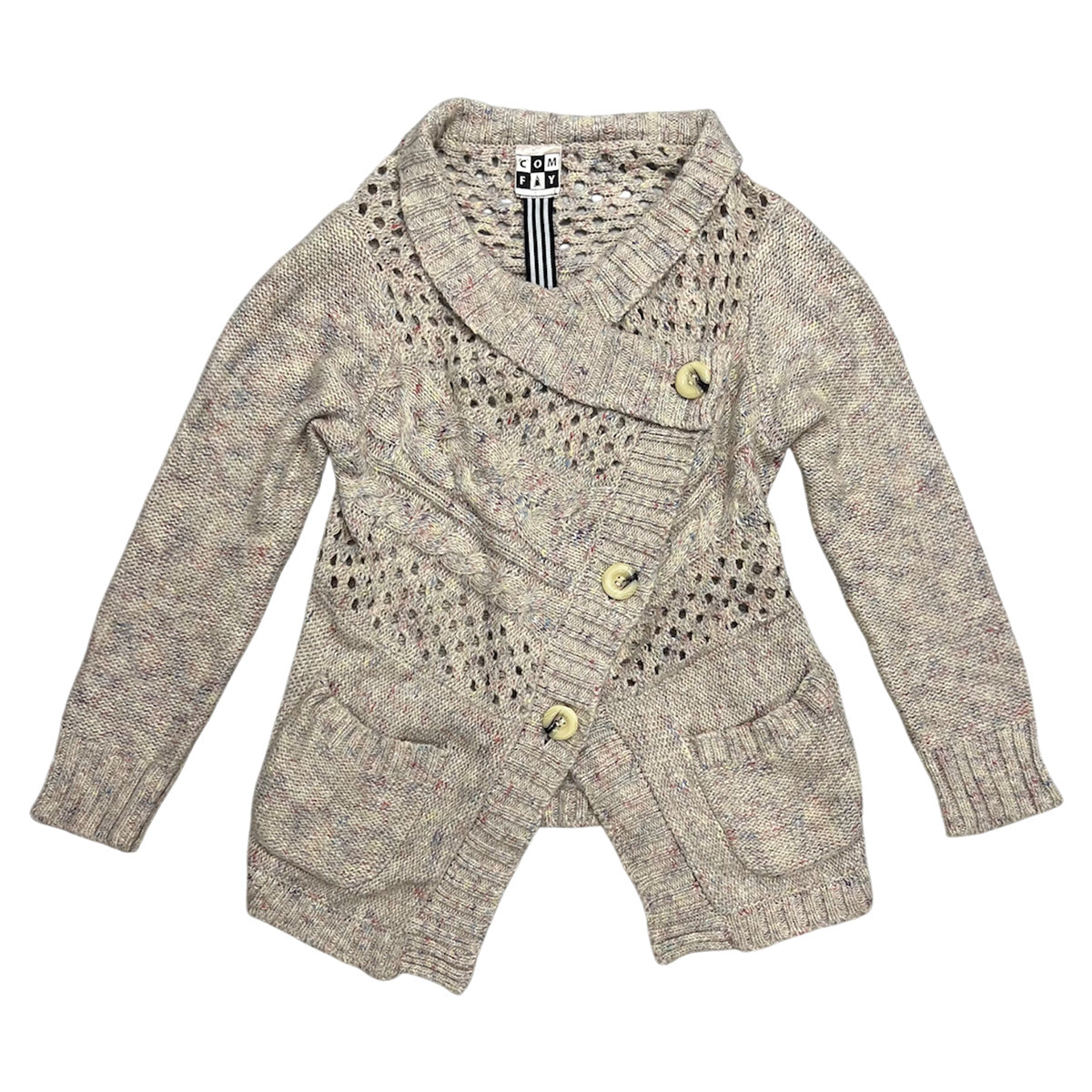 Irregular Knit Cardigan