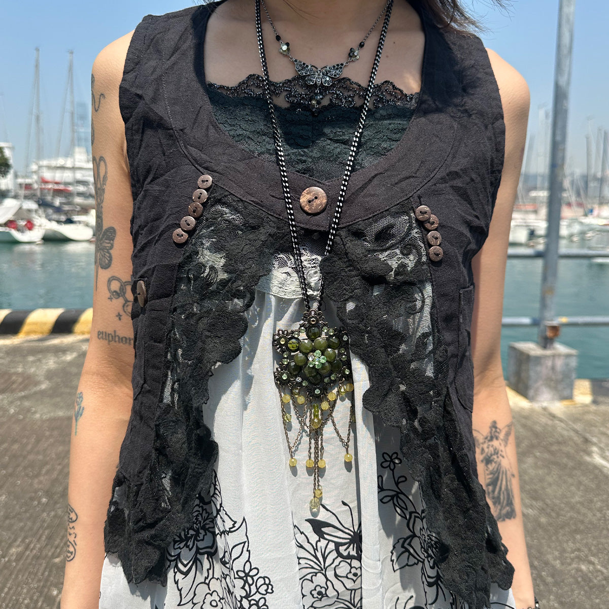 Lace Trim Cardigan
