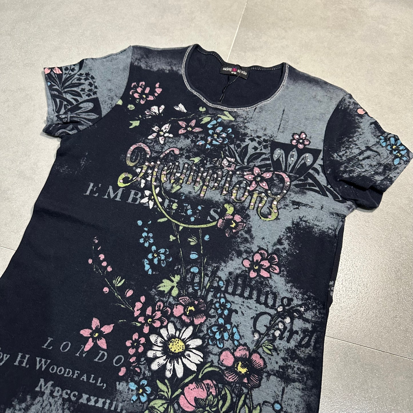 Beaded Floral Baby Top