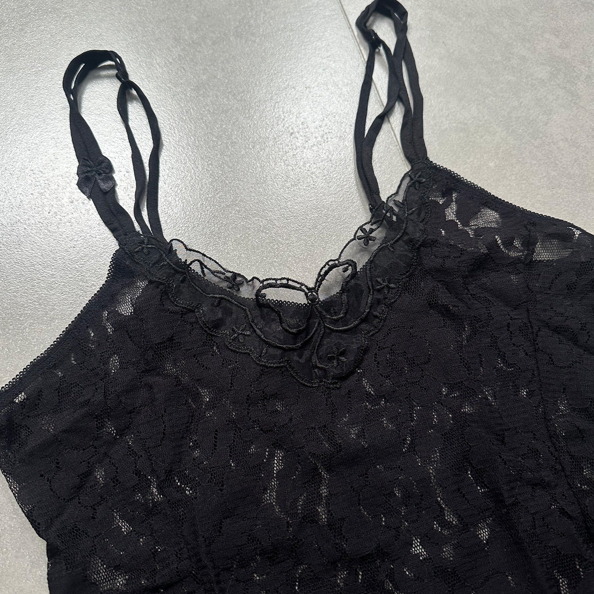 Sheer Floral Lace Camisole