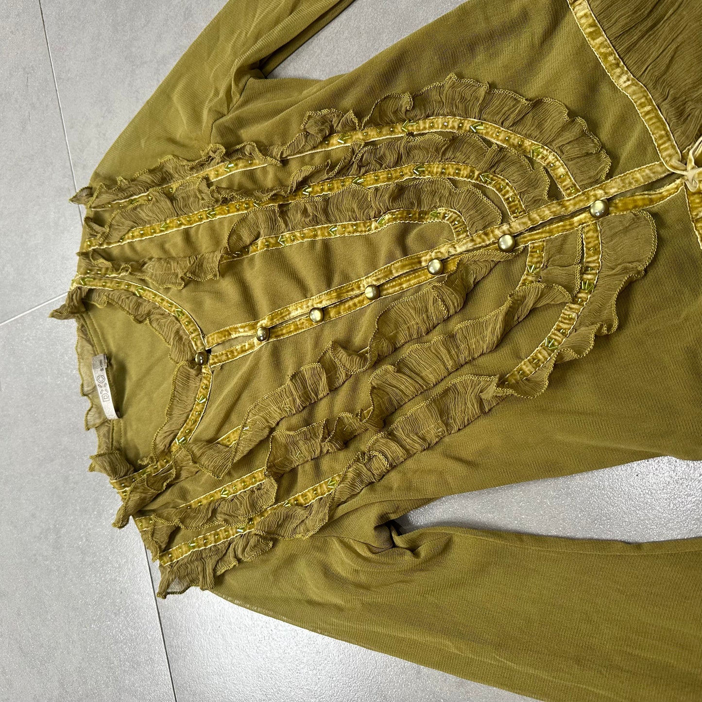 Victorian Ruffle Long Sleeves Blouse