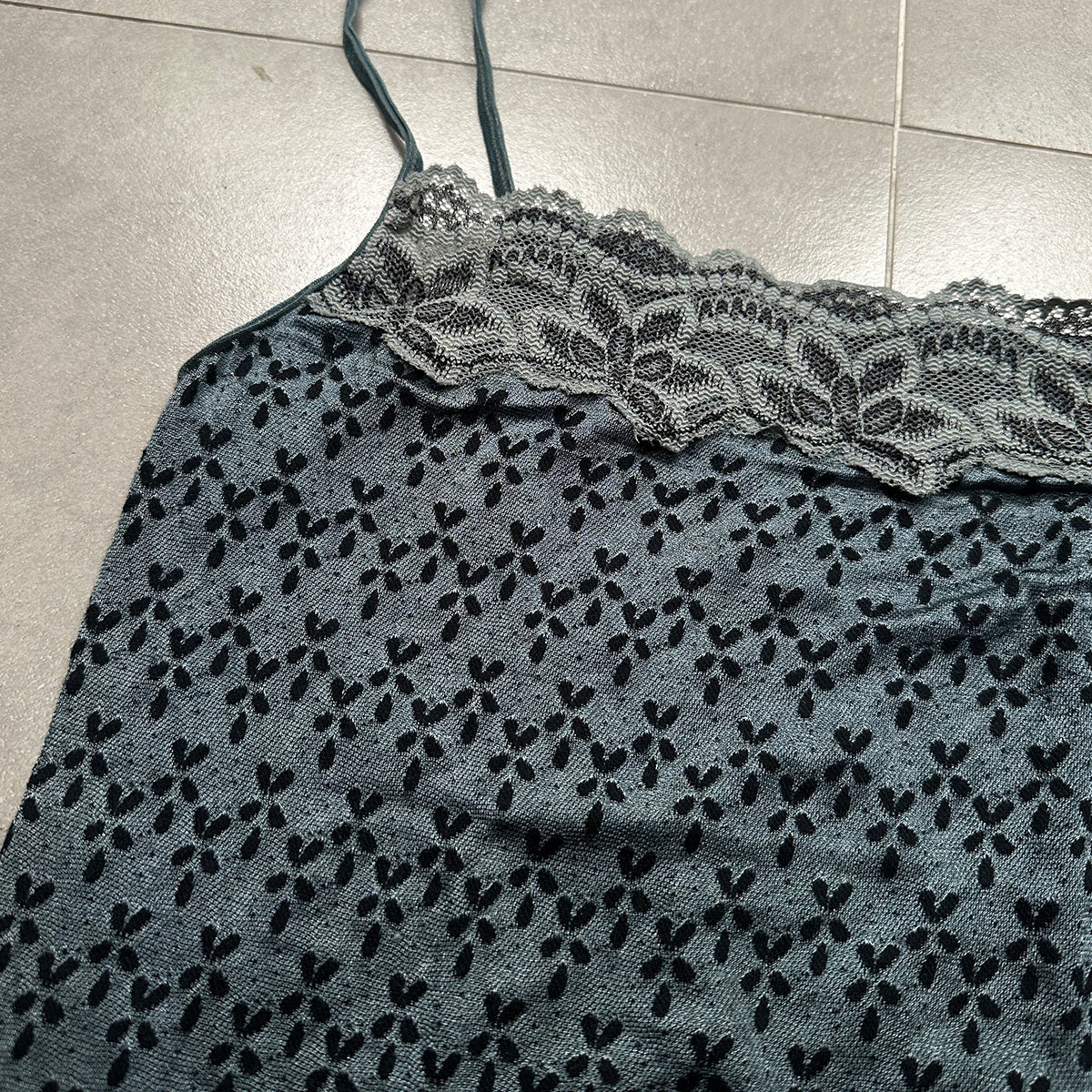 Lace Trim Pattern Camisole