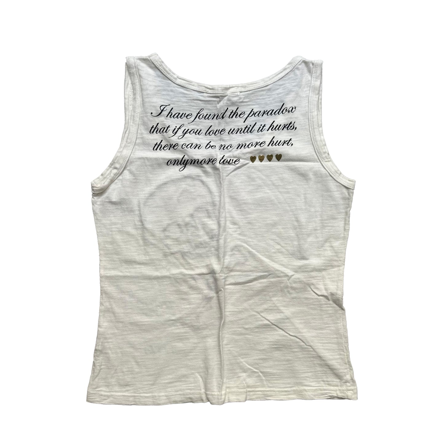 Skull in Red Check Tank Top