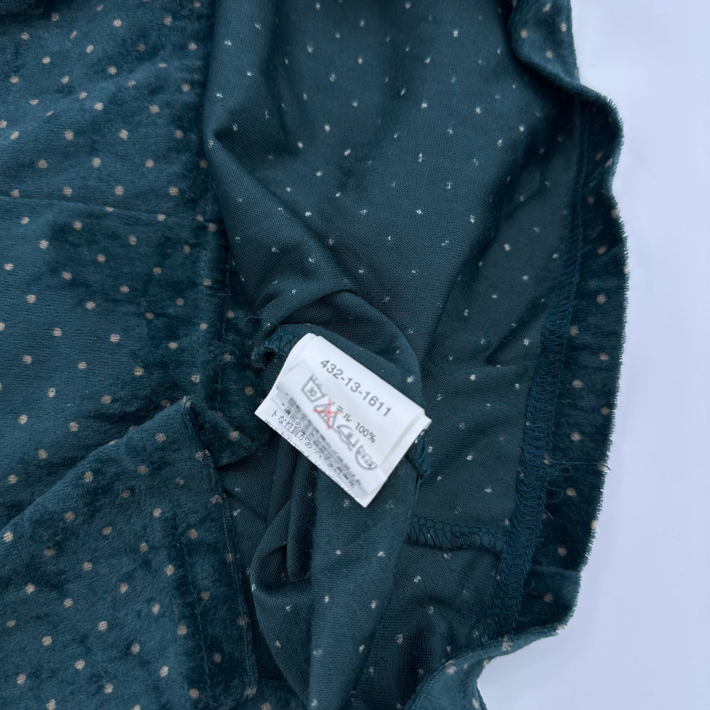 Velvet Polka Dot Tank Top