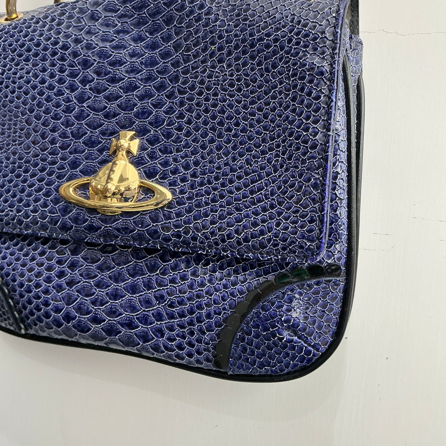 Vivienne Westwood Anglomania Frilly Snake Handbag
