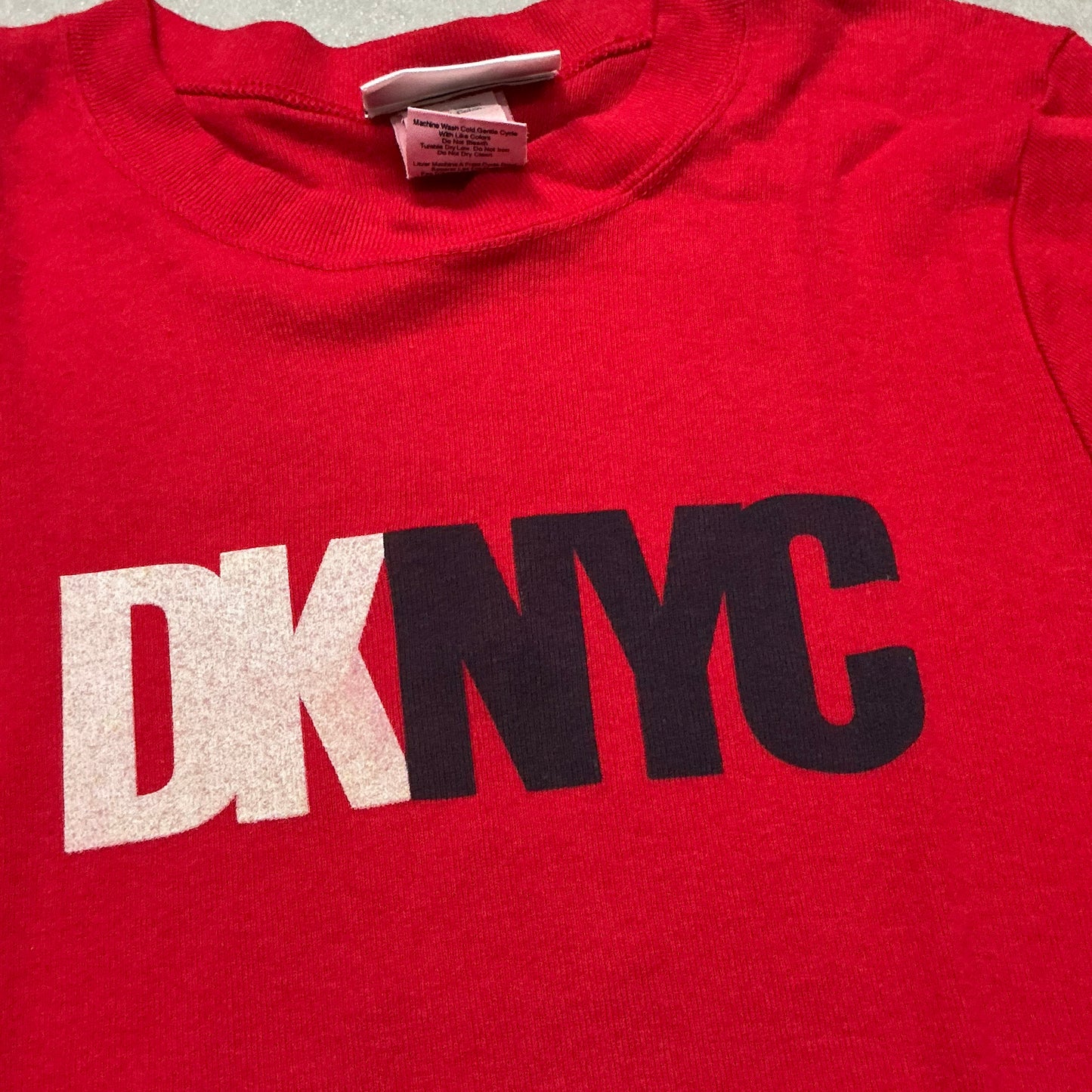 90s DKNY Logo Print Tee