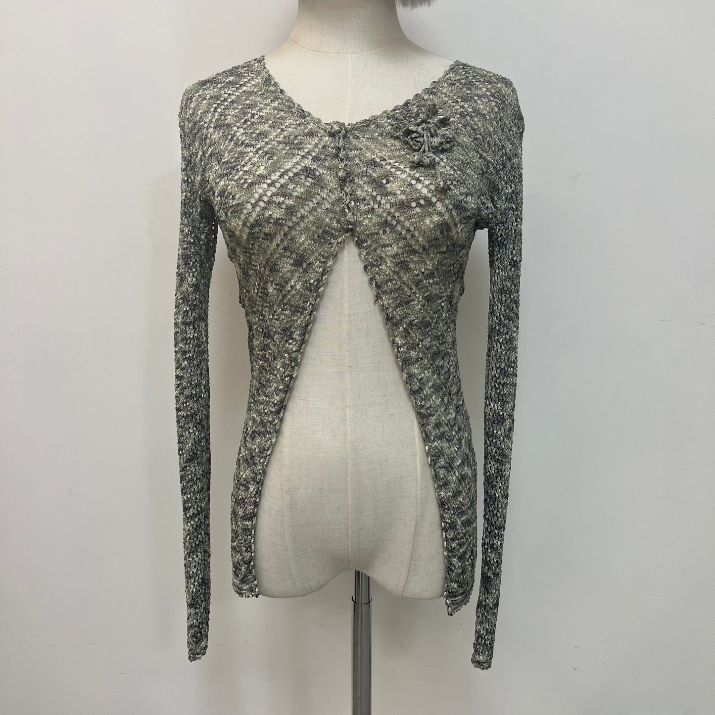 Flower Knit Cardigan