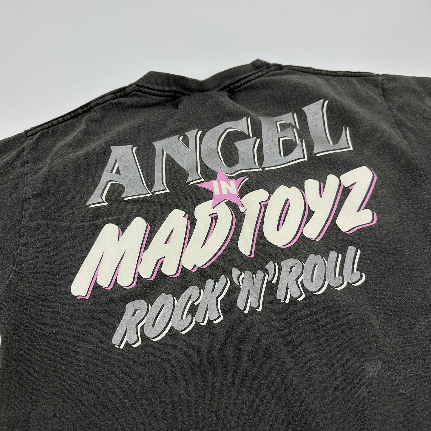 00s Mad Toyz Double-Sided Angel In Mad Toyz Rock Hand Washed Tee