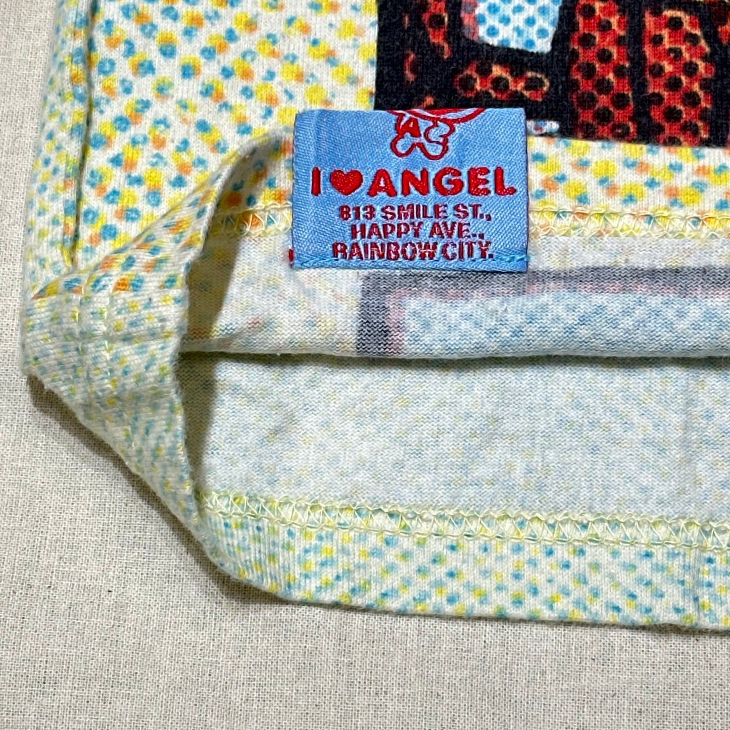 Angel Blue Comic All Over Print Tee