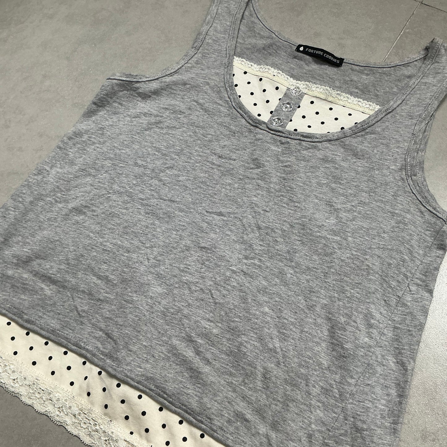 Layered Polka Dot Tank