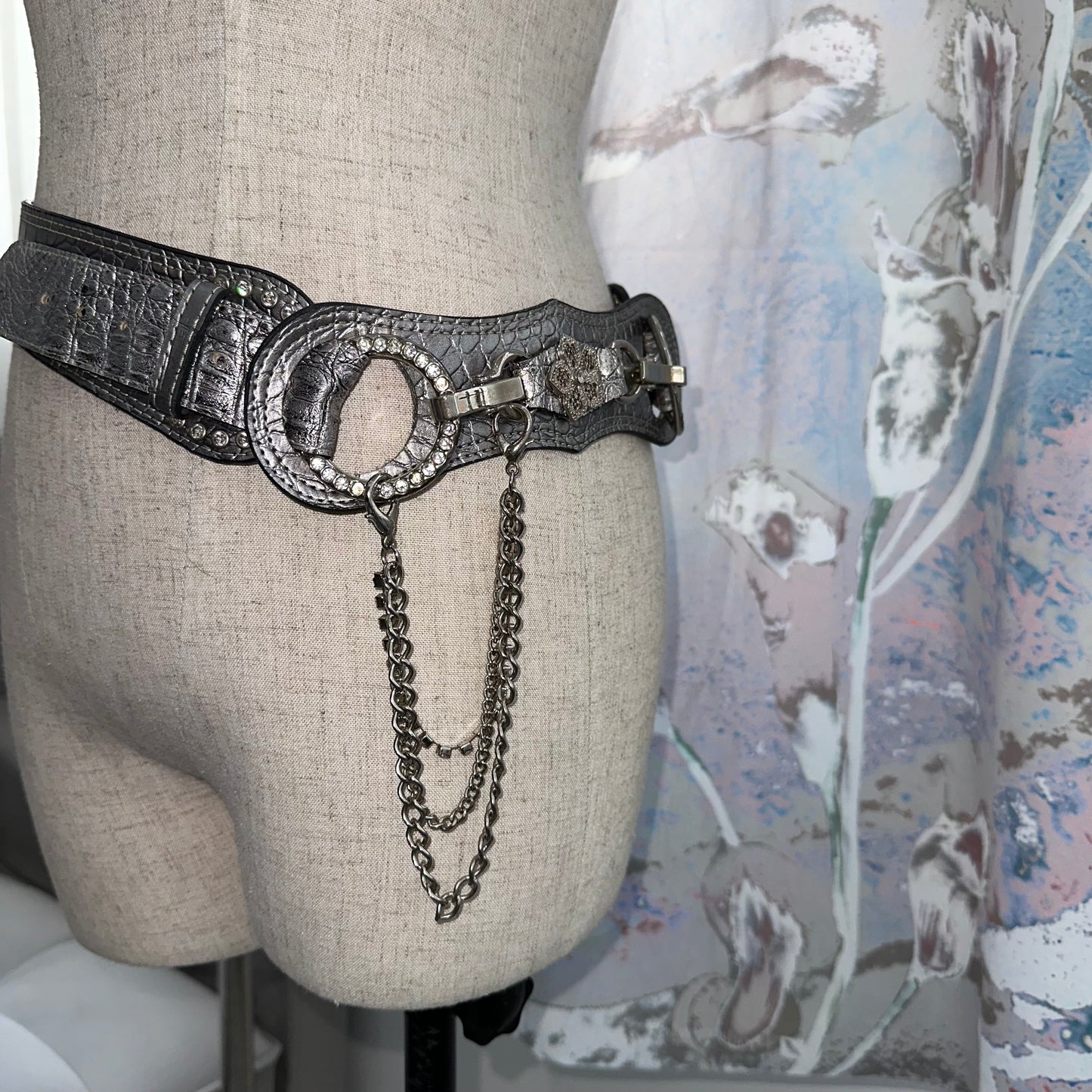 Sliver Leather Belt