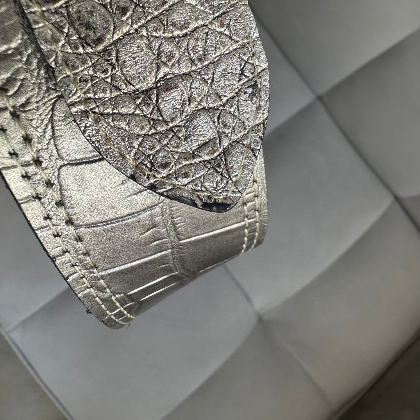 Sliver Leather Belt