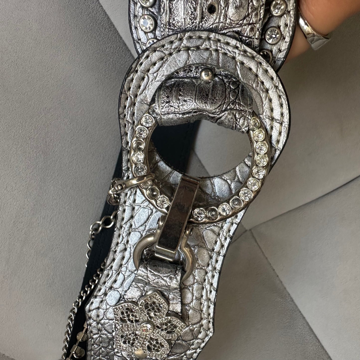 Sliver Leather Belt