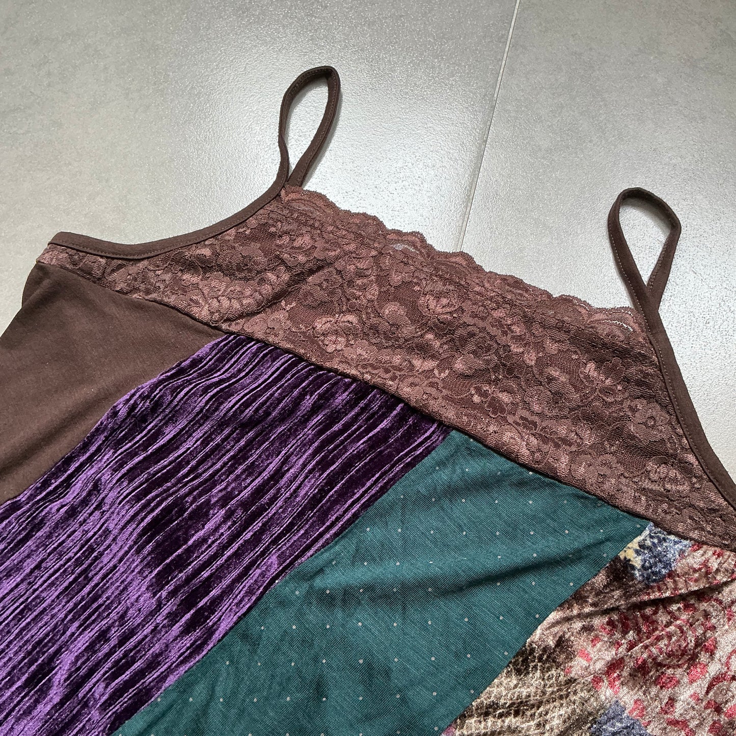 Lace Trim Splicing Camisole